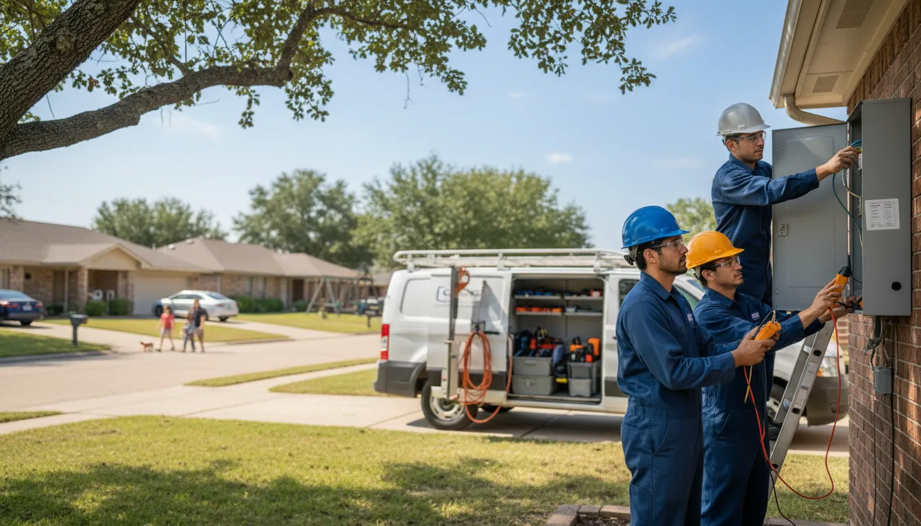 Certified electrician providing emergency electrical services in Longview, IL